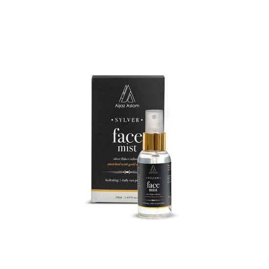 Picture of Sylver - Face Mist with Hyaluronic Acid, Silver Flakes & Gold | Aijaz Aslam