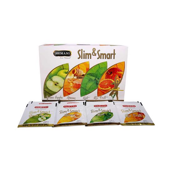 Picture of Pack of 3 (Herbal Slim Tea - Slim & Smart Mix Flavors 100 Tea Bags)