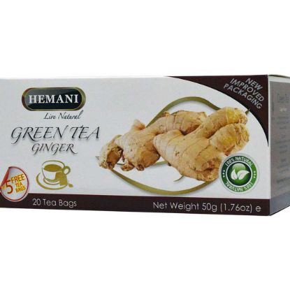 Picture of Pack of 3 (Green Tea - Ginger 20 Tea Bags)