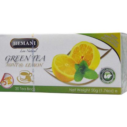 Picture of Pack of 3 (Green Tea - Mint & Lemon 20 Tea Bags)