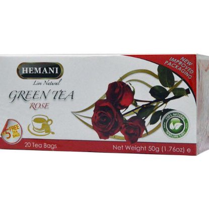 Picture of Pack of 3 (Green Tea - Rose 20 Tea Bags)