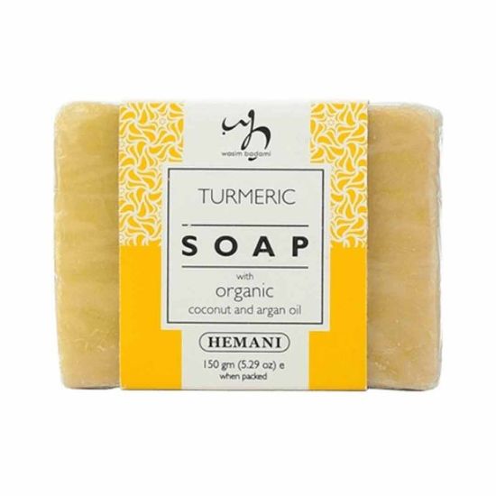 Picture of Pack of 3 (Soap with Organic Argan & Coconut Oil - Turmeric)