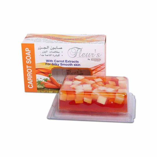 Picture of Pack of 3 (Fleurs Transparent Soap - Carrot)