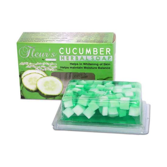 Picture of Pack of 3 (Fleurs Transparent Soap - Cucumber)
