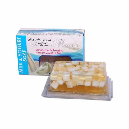 Picture of Pack of 3 (Fleurs Transparent Soap - Milk & Yogurt)