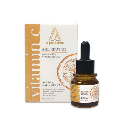 Picture of Pack of 3 (Age Rewind - Face Serum with 10% Vitamin C & Hyaluronic Acid | Aijaz Aslam)
