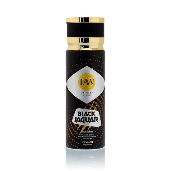 Black Jaguar Body Spray for Men by FAW | Hemani Herbals