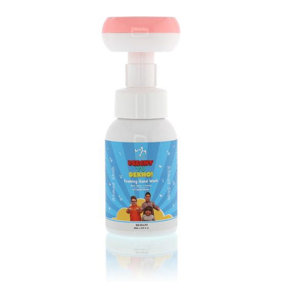 Peechy Tu Dekho Kids Friendly Lil Gentle Flower Foaming Hand Wash with Aloe Vera, Tea Tree & Yogurt | WB by Hemani