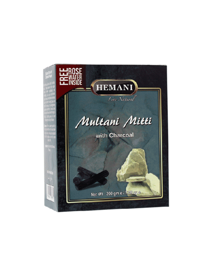 Picture of Herbal Beauty Mask Powder - Multani Mitti with Charcoal