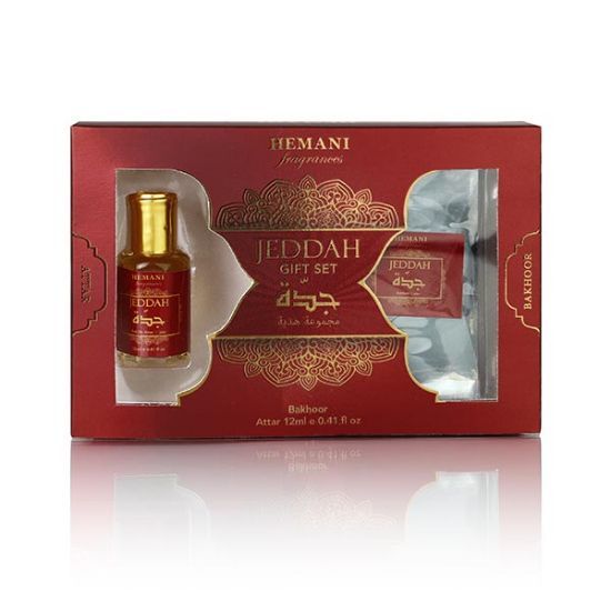 Picture of Pack of 3 (Jeddah Gift Set 2in1 - Attar & Bakhoor)