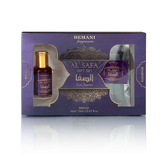 Picture of Al Safa Gift Set 2in1 - Attar & Bakhoor