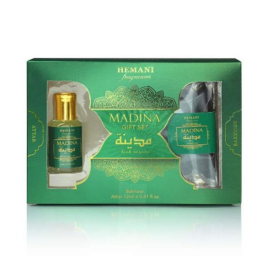 Picture of Pack of 3 (Madina Gift Set 2in1 - Attar & Bakhoor)