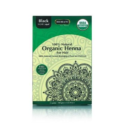 Picture of Pack of 3 (Organic Henna For Hair 100g - Black)