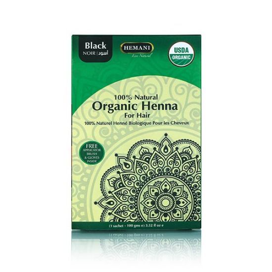 Picture of Pack of 3 (Organic Henna For Hair 100g - Black)