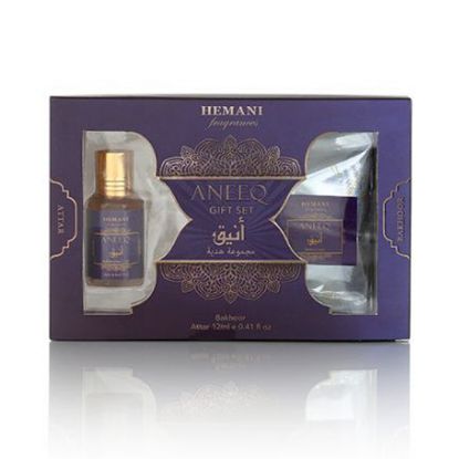 Picture of Pack of 3 (Aneeq Bakhoor & Attar Gift Set)