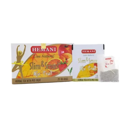 Picture of Pack of 3 (Herbal Slim Tea - Slim & Smart with Mix Fruit Flavor 20 Tea Bags)