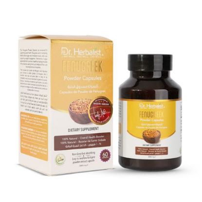 Picture of Dr. Herbalist Fenugreek Powder Capsules 3000mg