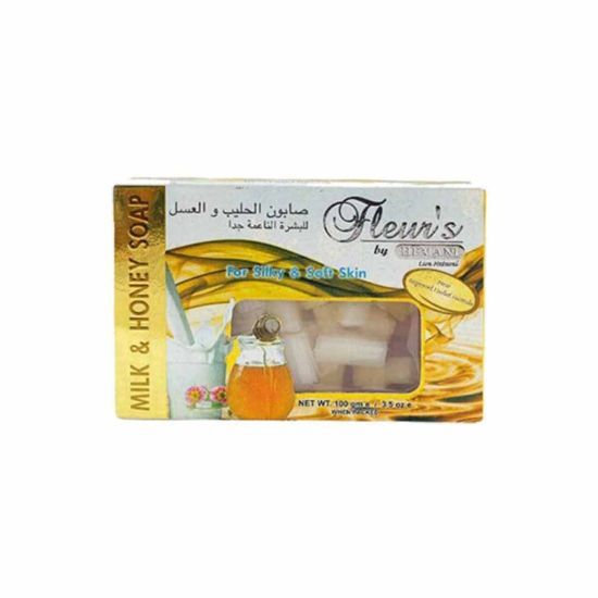 Picture of Pack of 3 (Fleurs Transparent Soap - Milk & Honey)