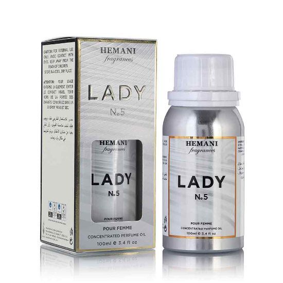 Picture of Pack of 3 (Lady N.5 Concentrated Perfume Oil for Women – 100ml)