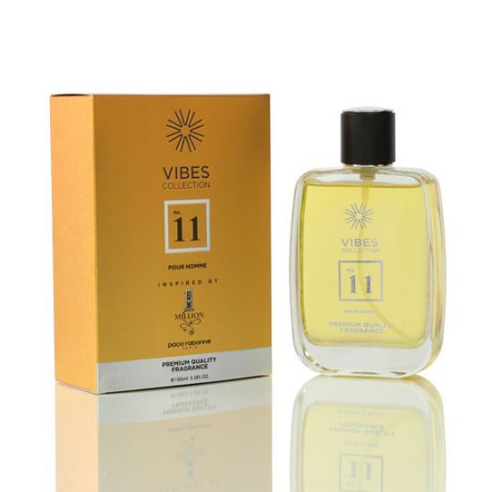 Picture of Pack of 3 (Vibes Collection Perfume No 11 For Men 100ml)