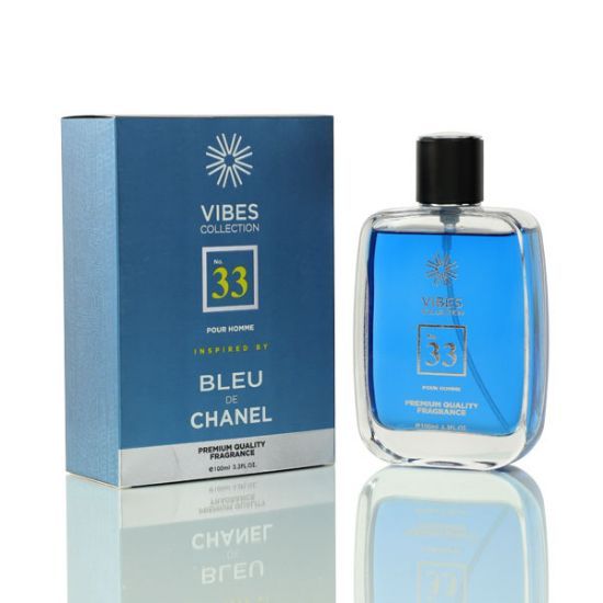 Picture of Pack of 3 (Vibes Collection Perfume No 33 For Men 100ml)