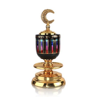 Picture of Pack of 3 (Bakhoor Burner - Black & Golden)